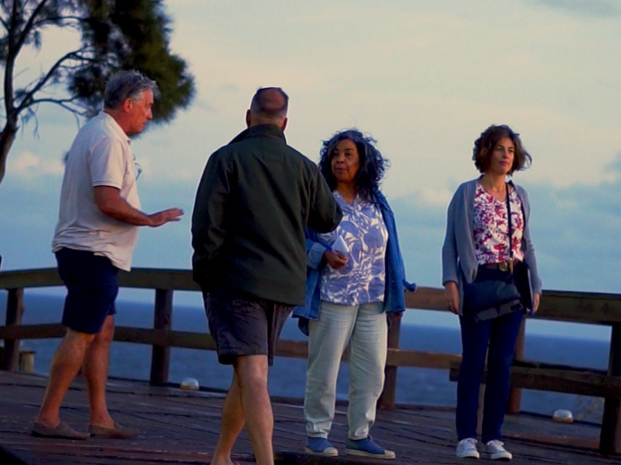 Recorrida del Frente Amplio de San José por el balneario Kiyú.